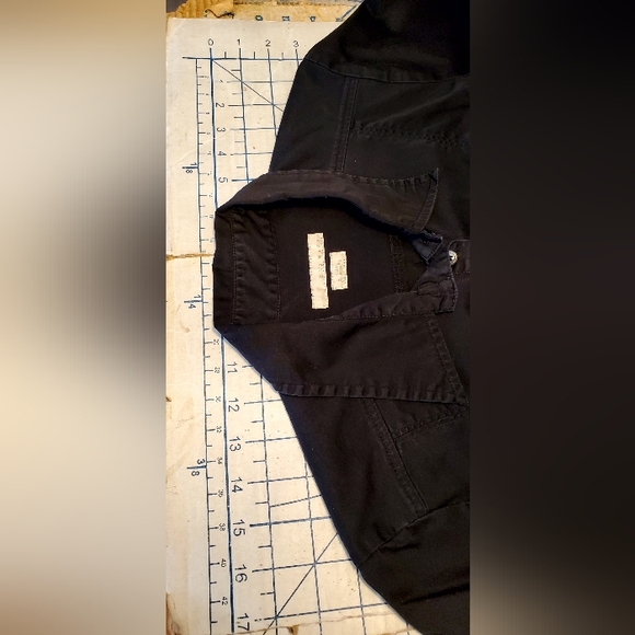 Old Navy Black Button Up Long Sleeve Shirt Women's US Large - Picture 4 of 10